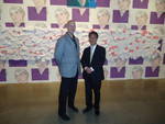 Ambassadro Hiroki and Warhol Curator Eric Shiner Ambassadro Hiroki and Warhol Curator Eric Shiner